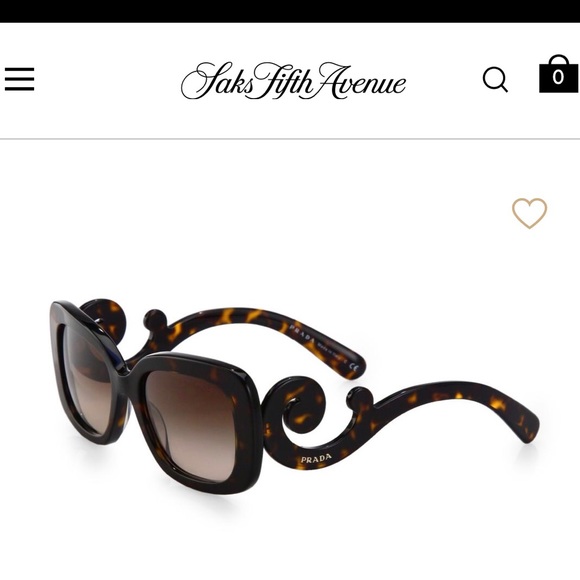 ❌SOLD❌Prada Square Baroque Sunglasses🕶 - Picture 8 of 8